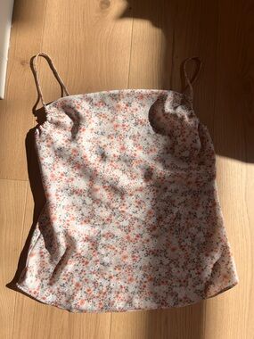 Wilfred Allusion Floral Cowl Neck Satin Camisole
